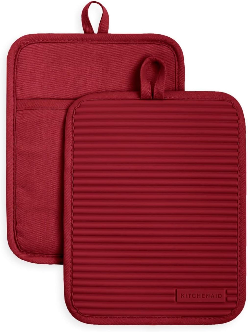 Ribbed Soft Silicone Pot Holder Set, Pot Holders, Oven Mitts, Silicone Pot Holders -2 Pcs Ribbed Soft Silicone Pot Holder Set, Pot Holders, Oven Mitts, Silicone Pot Holders -2 Pcs
